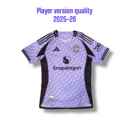 Manchester United purple kit special edition player version fitting design made in Thailand 