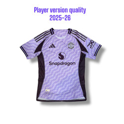 Manchester United purple kit special edition player version fitting design made in Thailand 