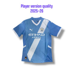 Manchester city home kit player grade/version fitting design made in Thailand 