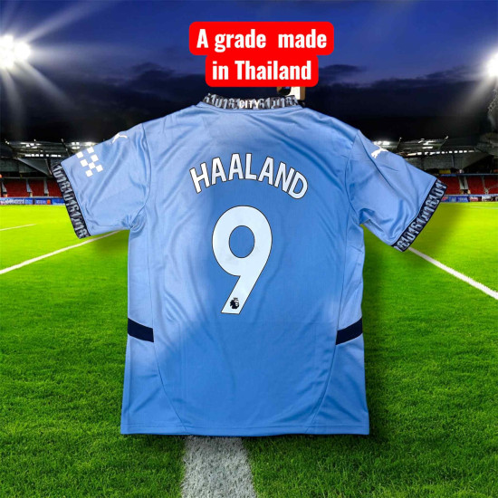 Haaland Manchester city home kit a grade Made in Thailand 