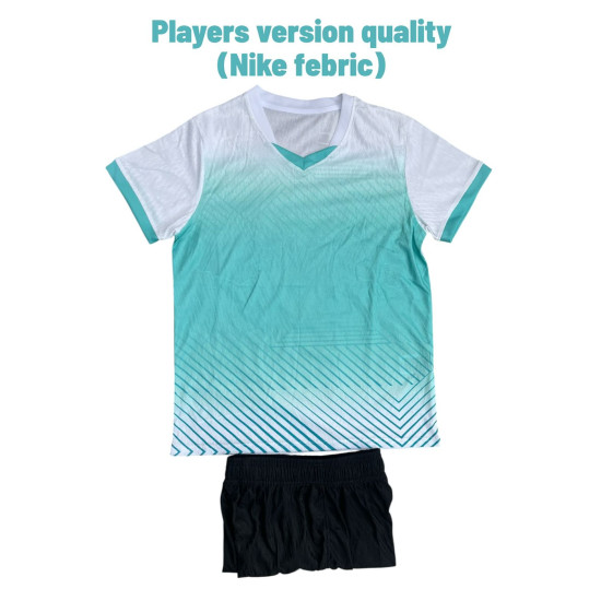 TEAM JERSEY SET PLAYERS VERSION QUALITY  WHITE BLUE